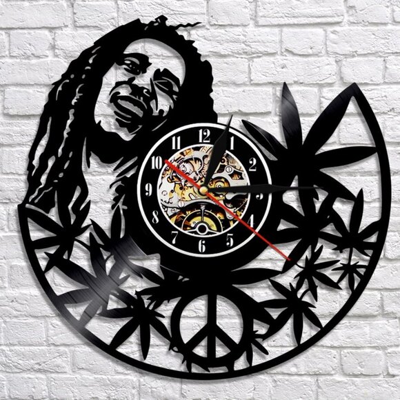 6 Designs Laser Cut for Wall Decor | Vinyl Record Clock - Picture 4 of 8